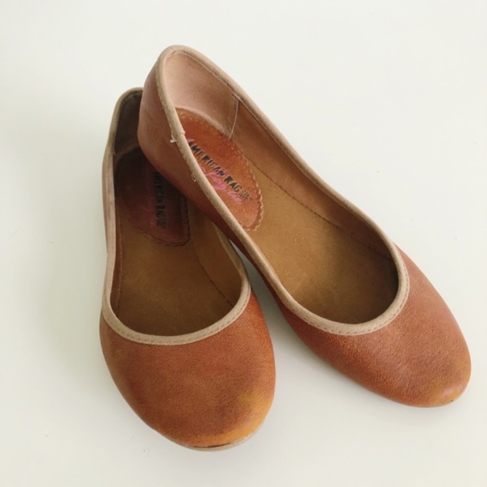 American Rag Cellia Brown Flats Size 6